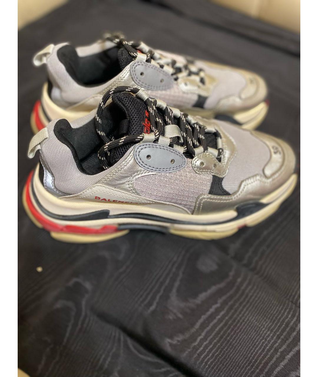 BALENCIAGA Мульти кожаные кроссовки, фото 3