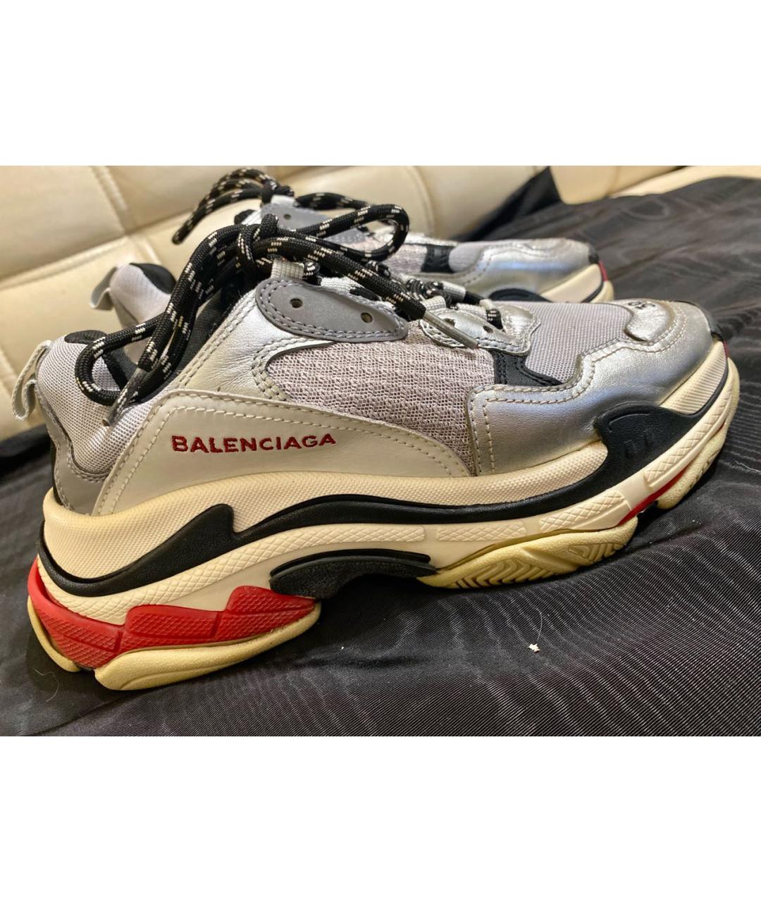 BALENCIAGA Мульти кожаные кроссовки, фото 8