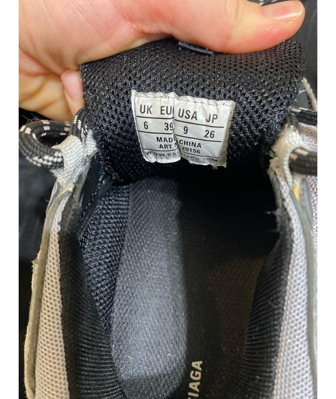 BALENCIAGA Мульти кожаные кроссовки, фото 7