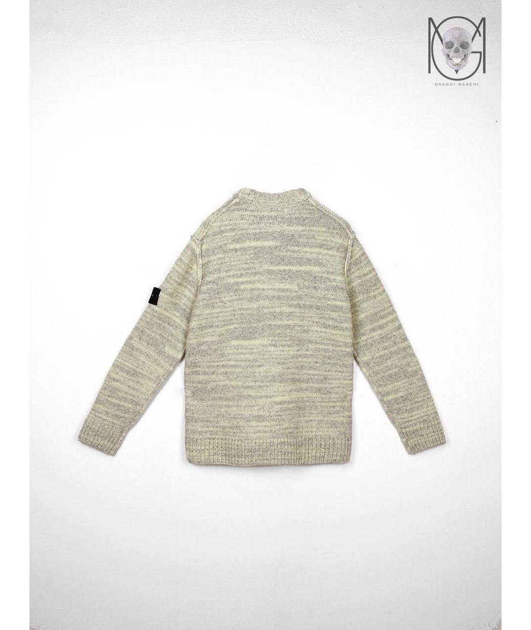 STONE ISLAND Бежевый джемпер / свитер, фото 2
