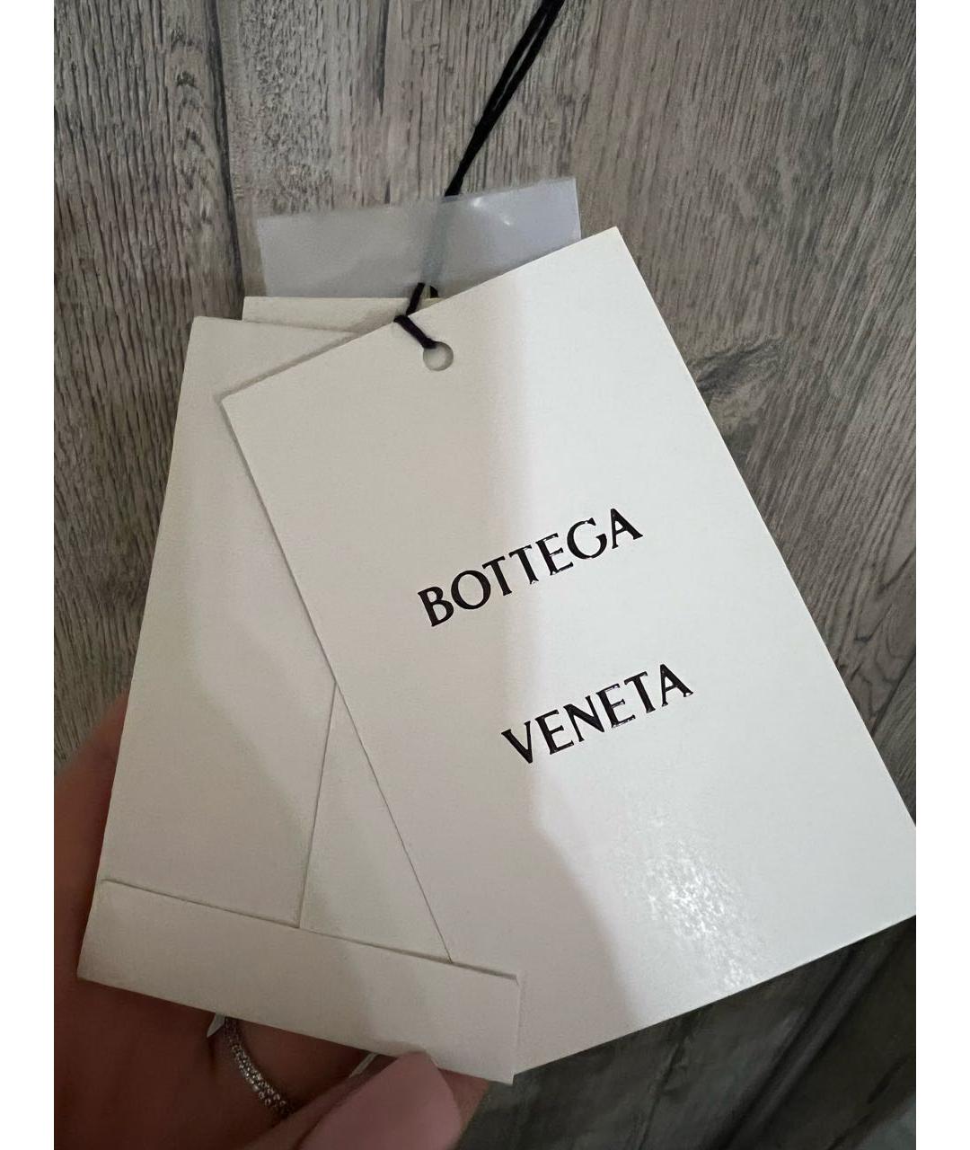 BOTTEGA VENETA Бежевые шерстяные брюки широкие, фото 6