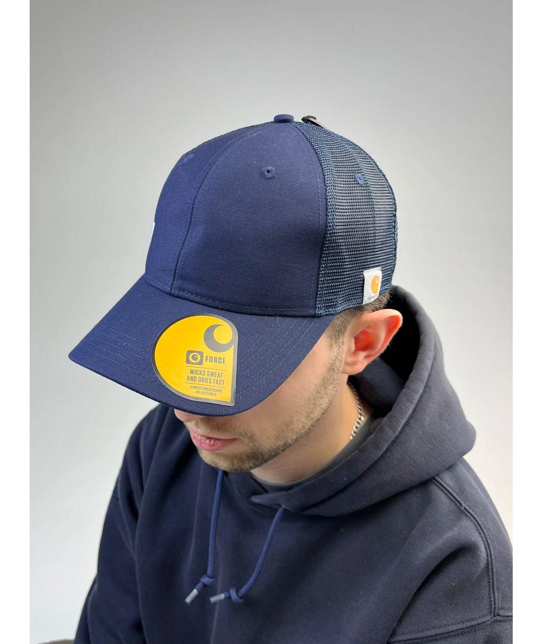 CARHARTT Темно-синяя хлопковая кепка/бейсболка, фото 8