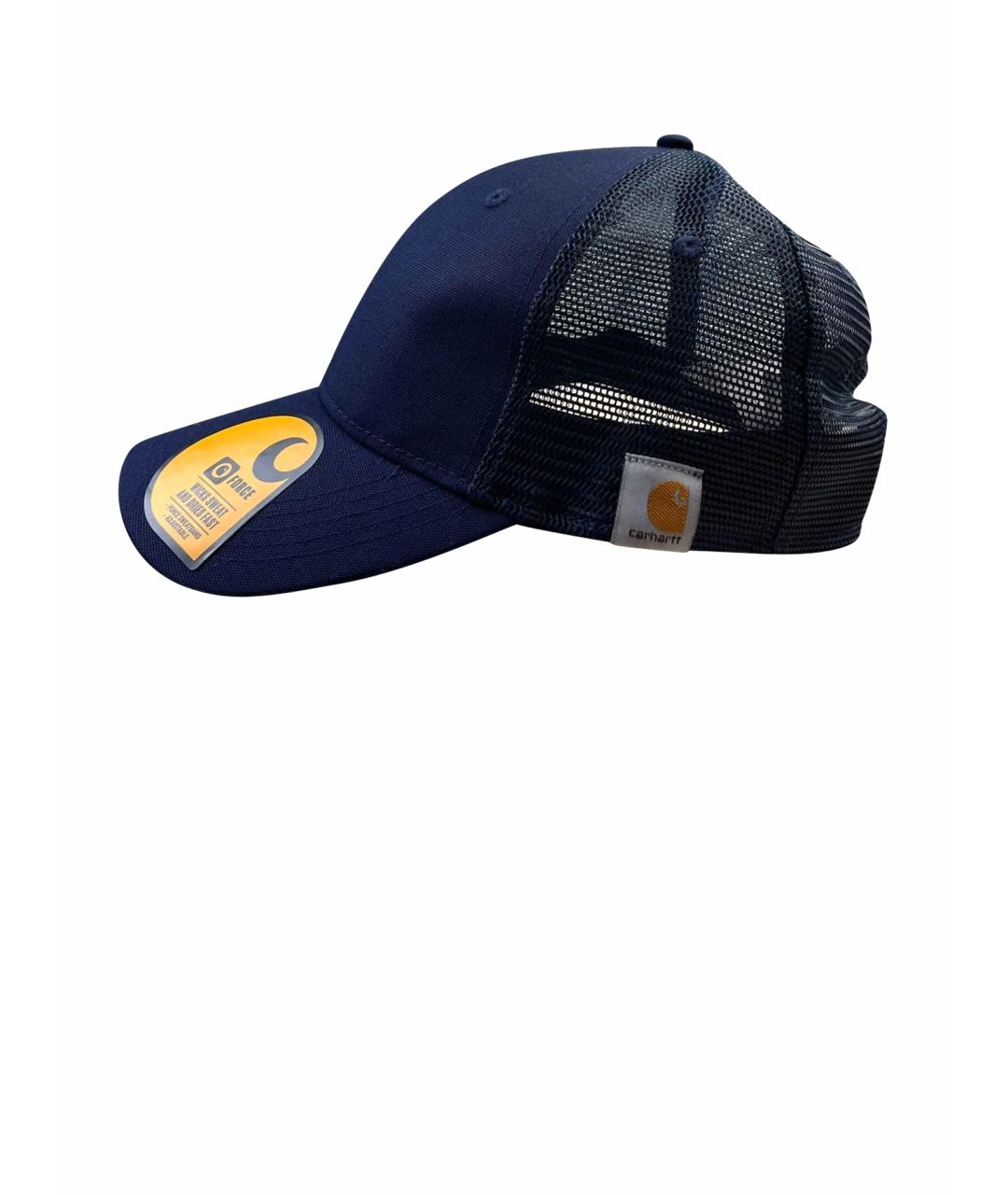 CARHARTT Темно-синяя хлопковая кепка/бейсболка, фото 1