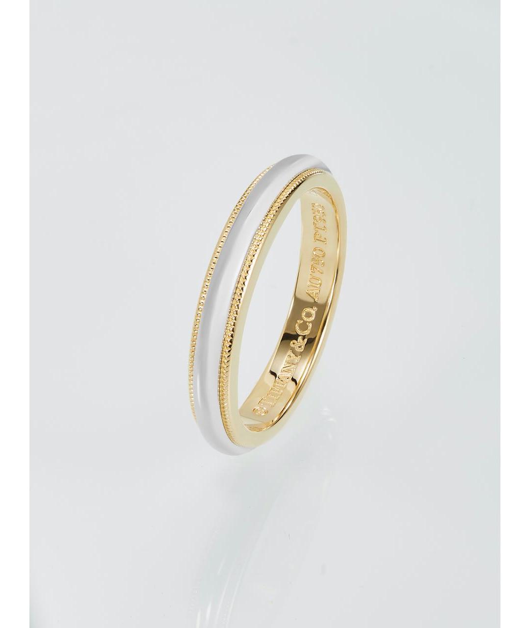 TIFFANY&CO Золотое платиновое кольцо, фото 4