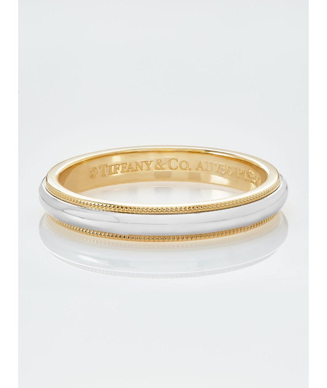 TIFFANY&CO Золотое платиновое кольцо, фото 8