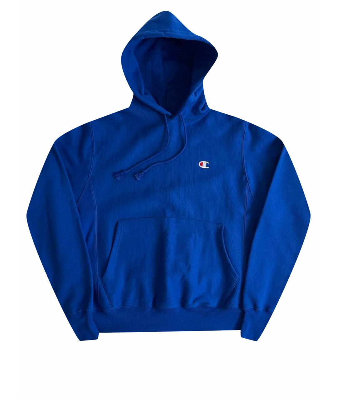 Blue champion reverse weave hoodie sale