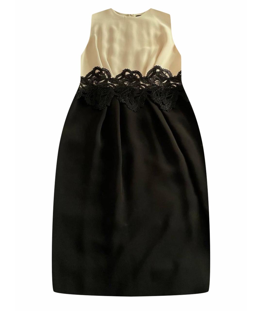 MAX MARA Черное синтетическое платье, фото 1