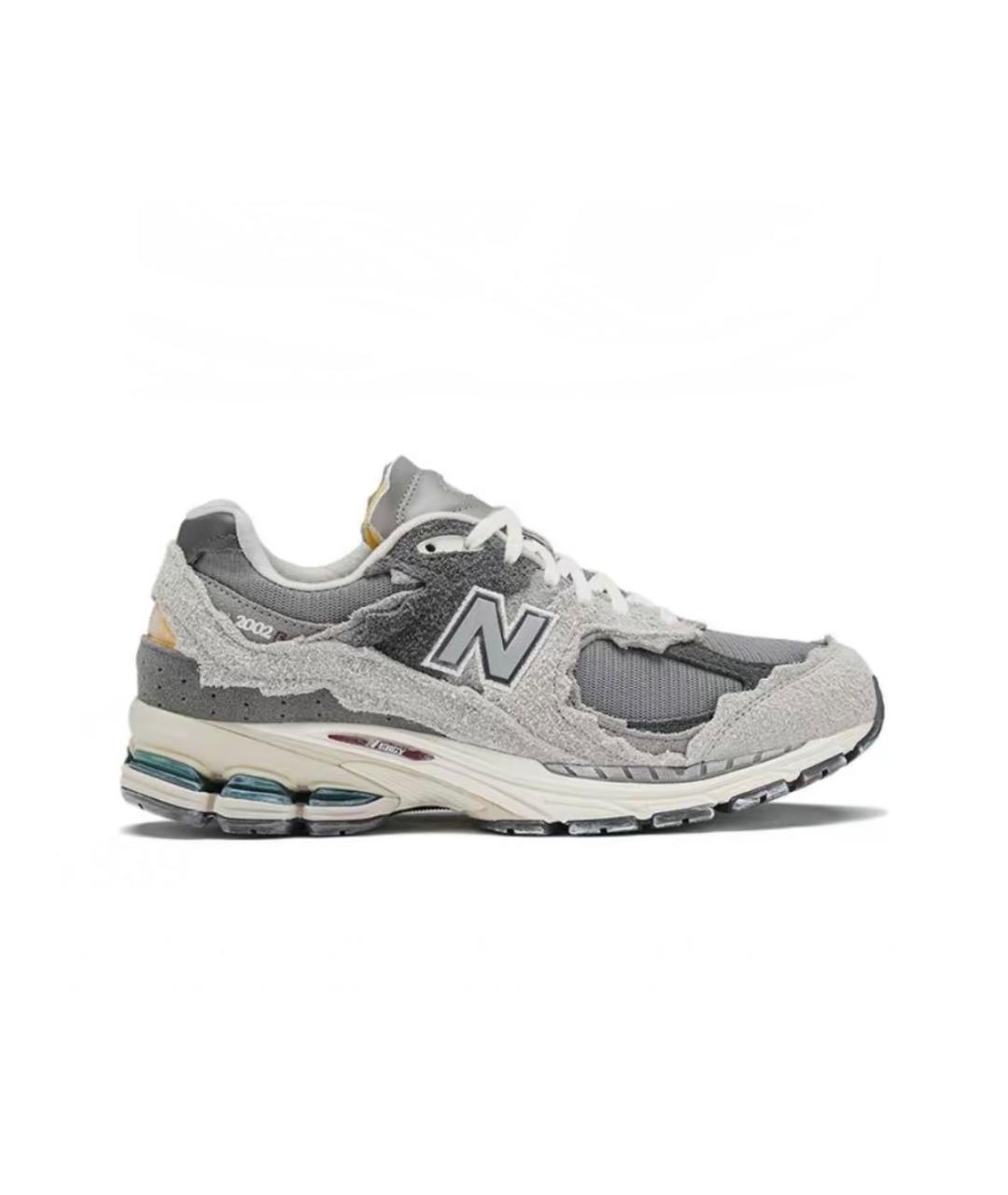 NEW BALANCE Серые замшевые низкие кроссовки / кеды, фото 1