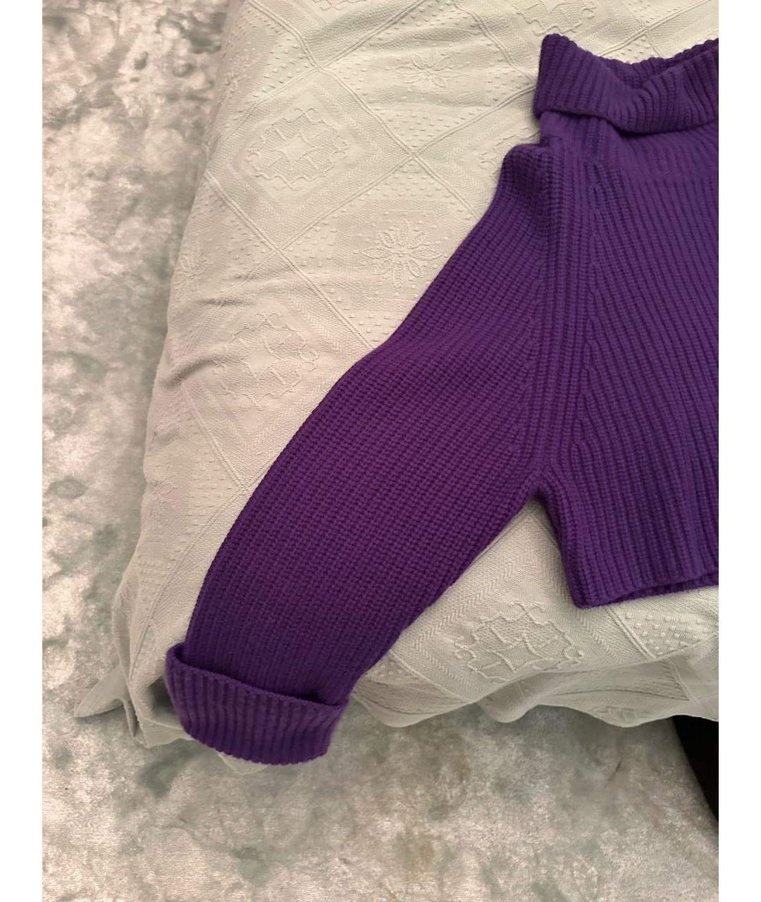 Jacob Lee Фиолетовый кашемировый джемпер / свитер, фото 4