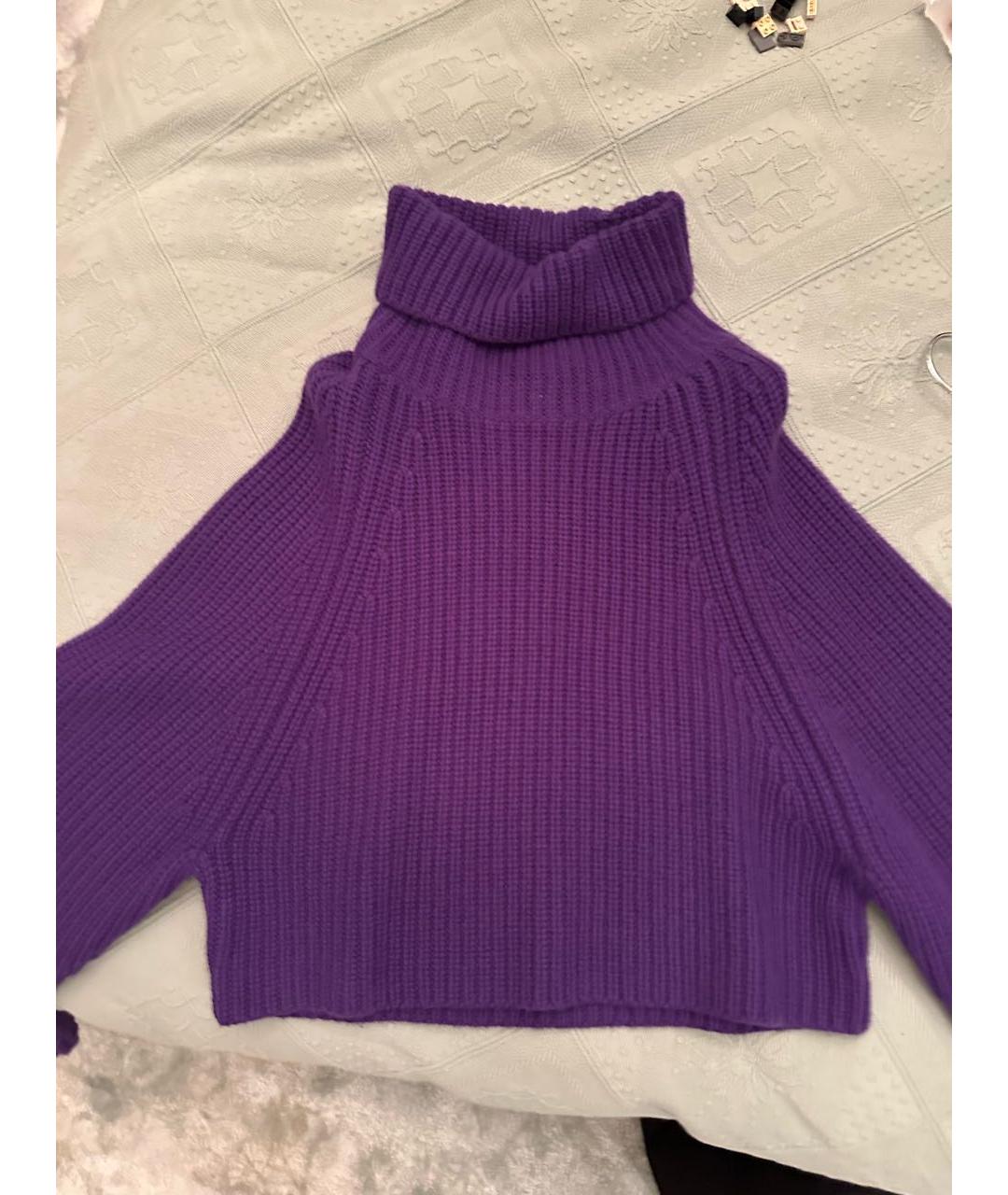 Jacob Lee Фиолетовый кашемировый джемпер / свитер, фото 2
