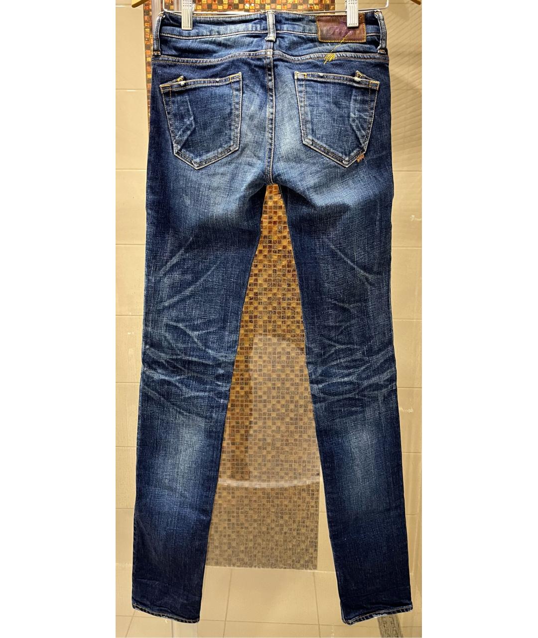PRPS Синие хлопковые прямые джинсы, фото 2