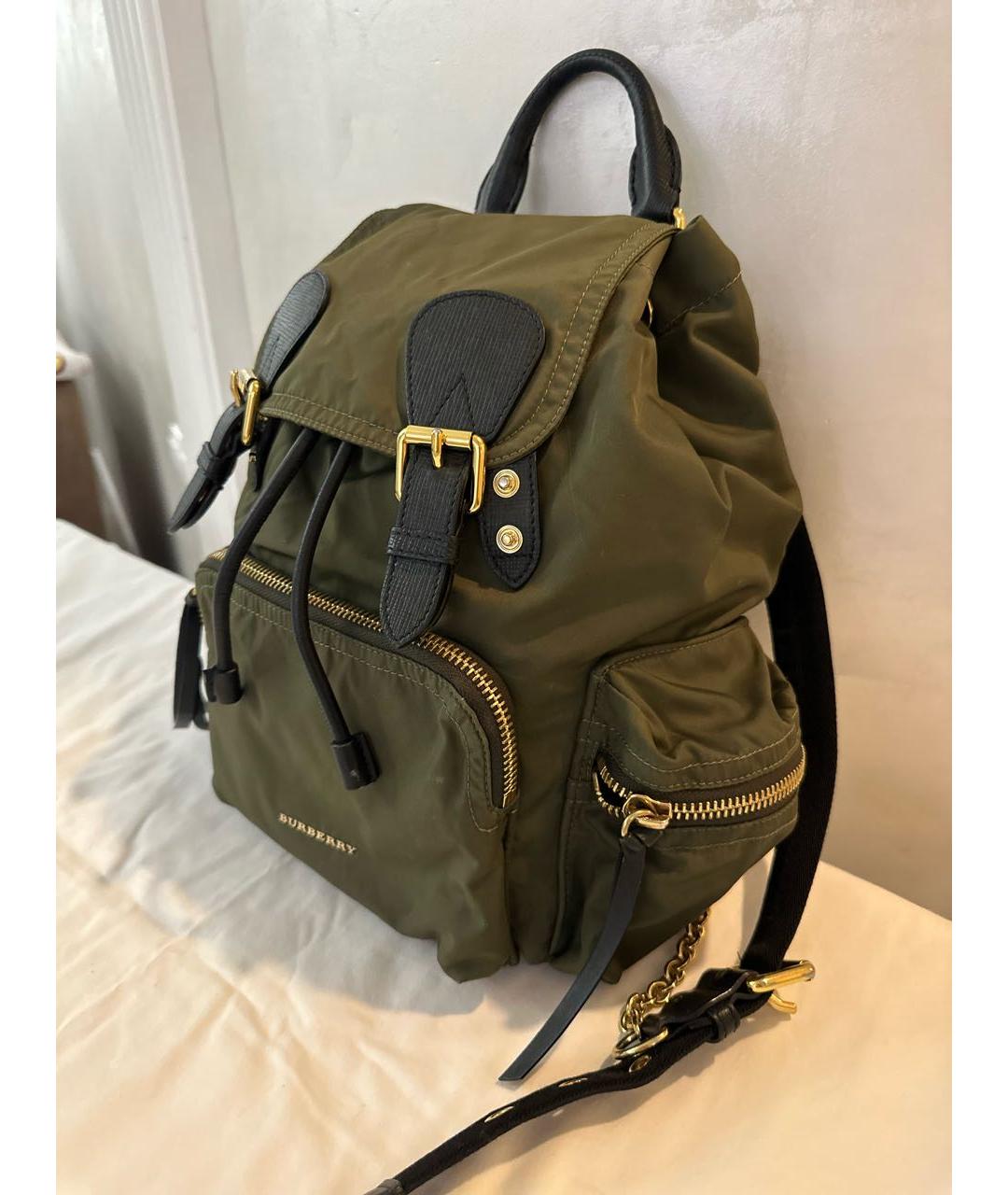 Burberry backpack green best sale