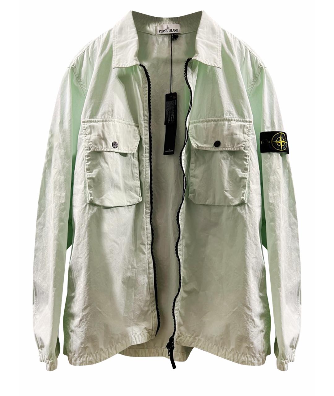STONE ISLAND Бирюзовая куртка, фото 1