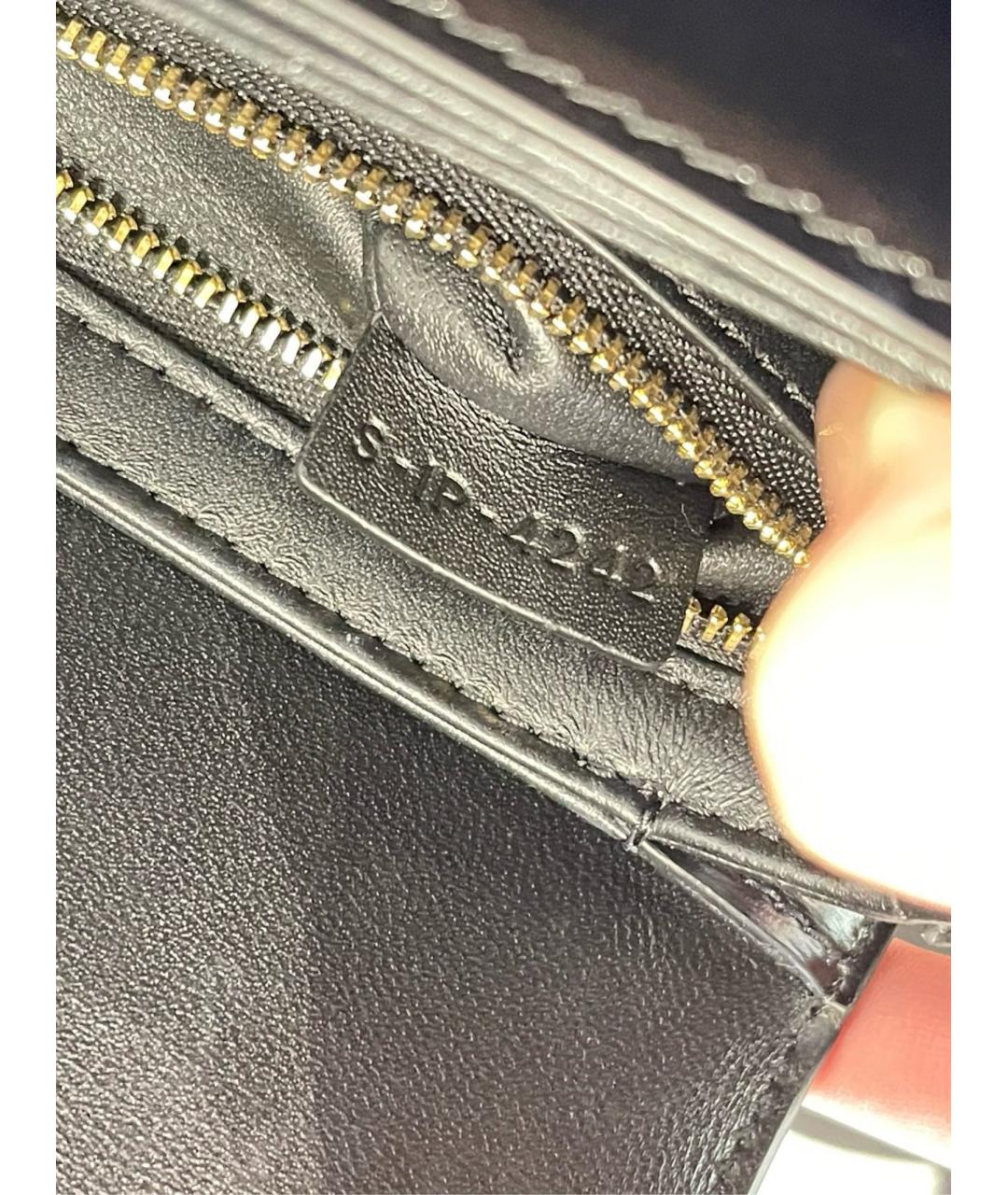 CELINE Черная кожаная сумка через плечо, фото 6