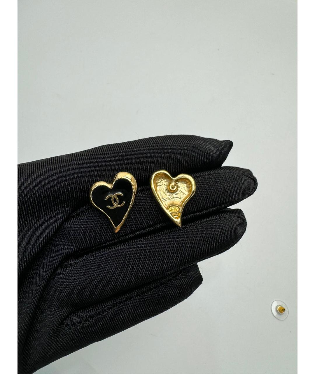 CHANEL Золотые серьги, фото 2