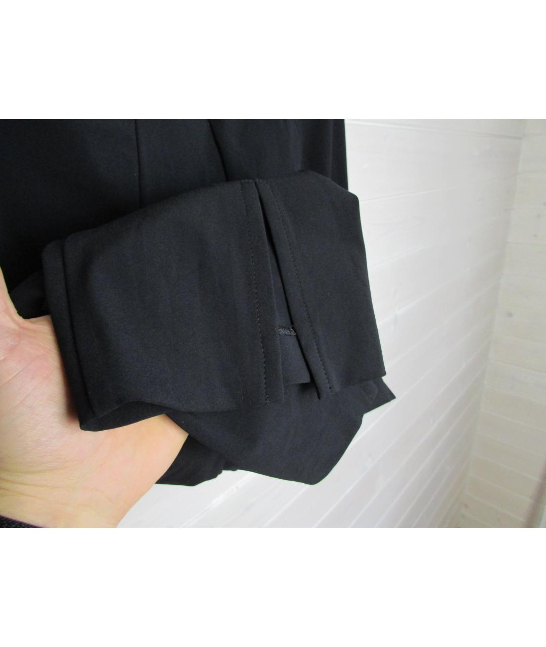 MARITHE FRANCOIS GIRBAUD Черные полиамидовые брюки узкие, фото 6