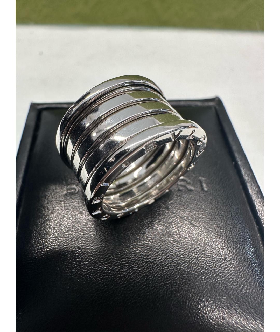 BVLGARI Серебряное кольцо из белого золота, фото 4