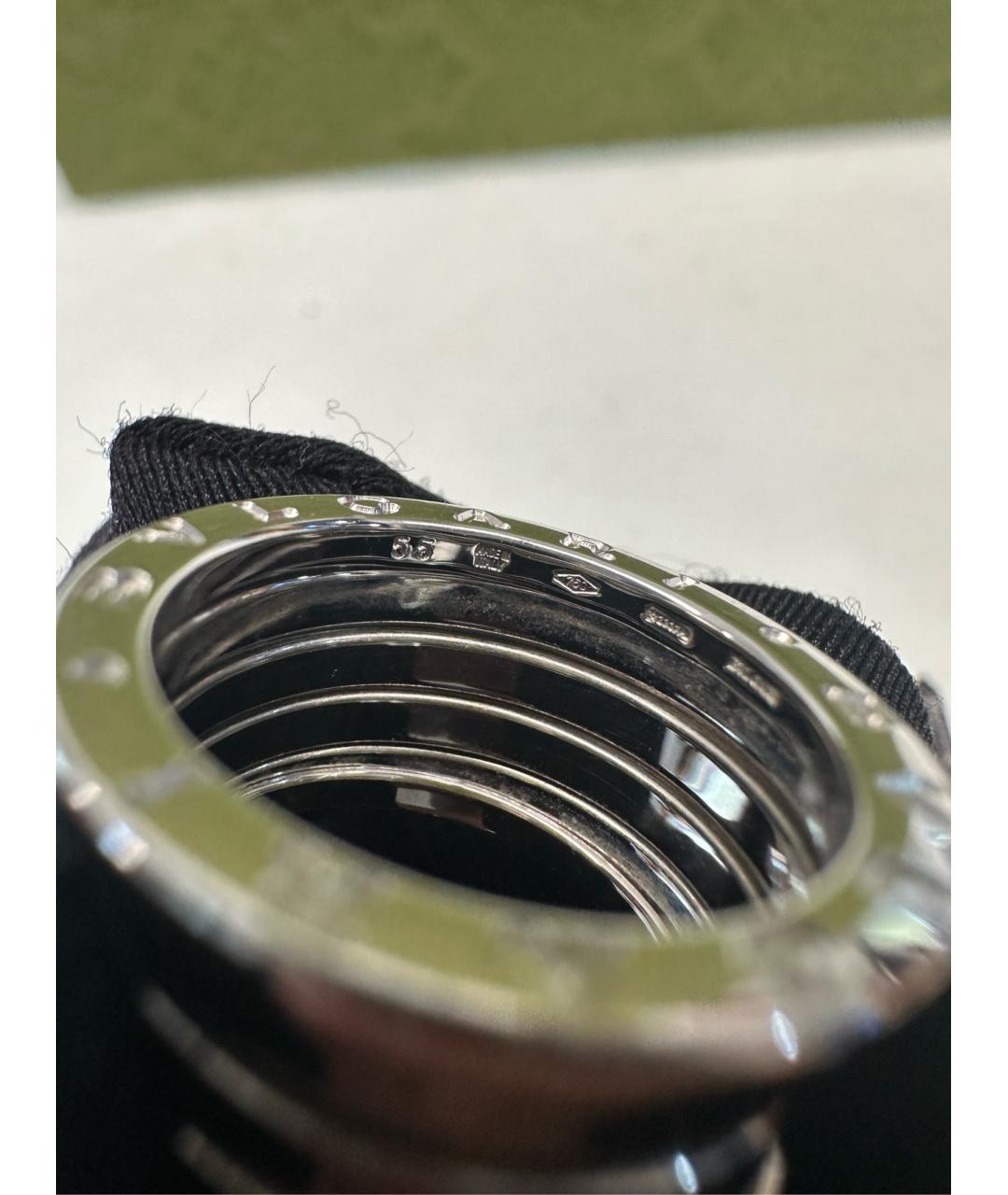 BVLGARI Серебряное кольцо из белого золота, фото 5