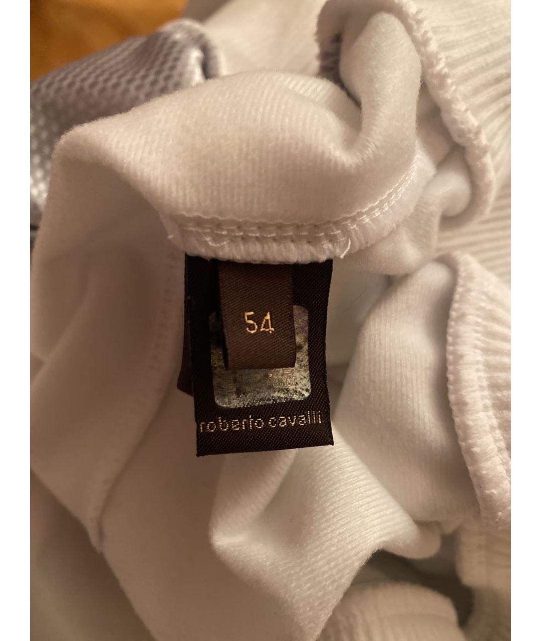 ROBERTO CAVALLI Белый полиэстеровый спортивный костюм, фото 3