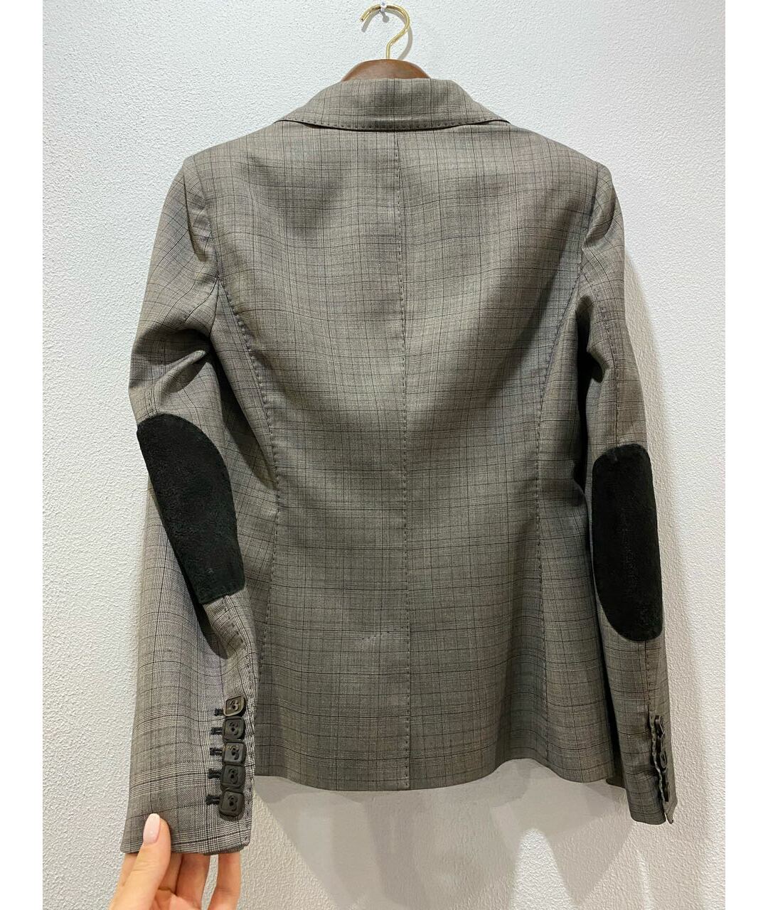 BILLIONAIRE Серый шерстяной жакет/пиджак, фото 2