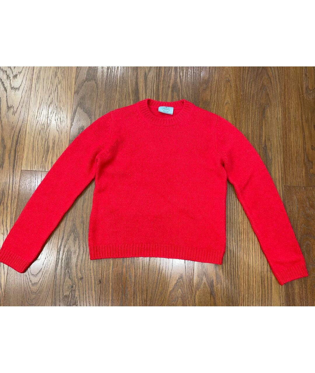 PRADA Красный шерстяной джемпер / свитер, фото 4