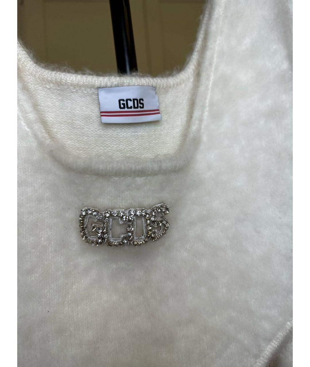 GCDS Белый шерстяной джемпер / свитер, фото 4