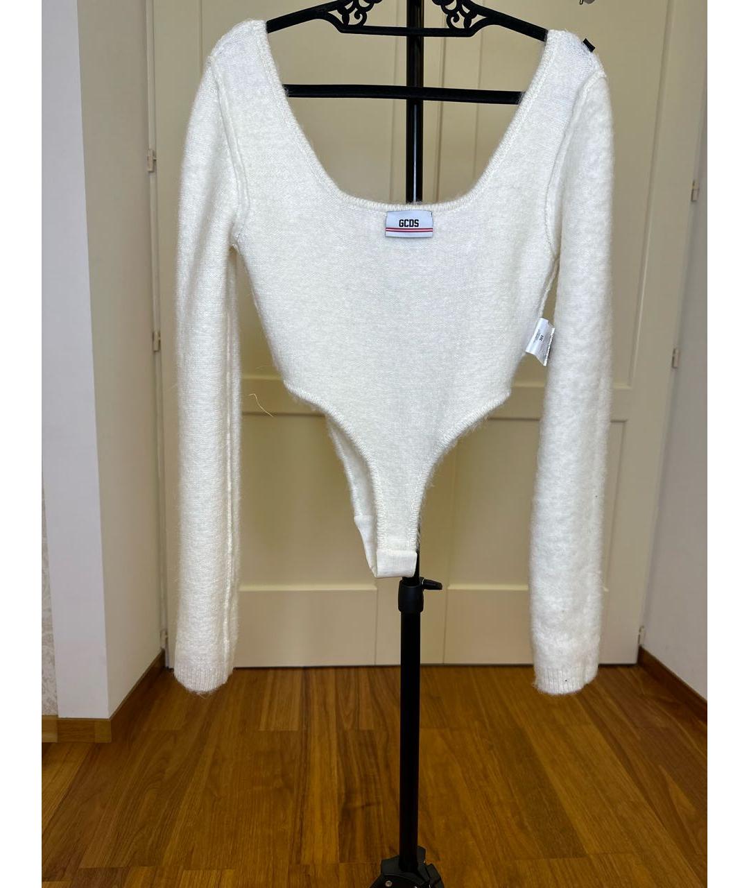 GCDS Белый шерстяной джемпер / свитер, фото 3