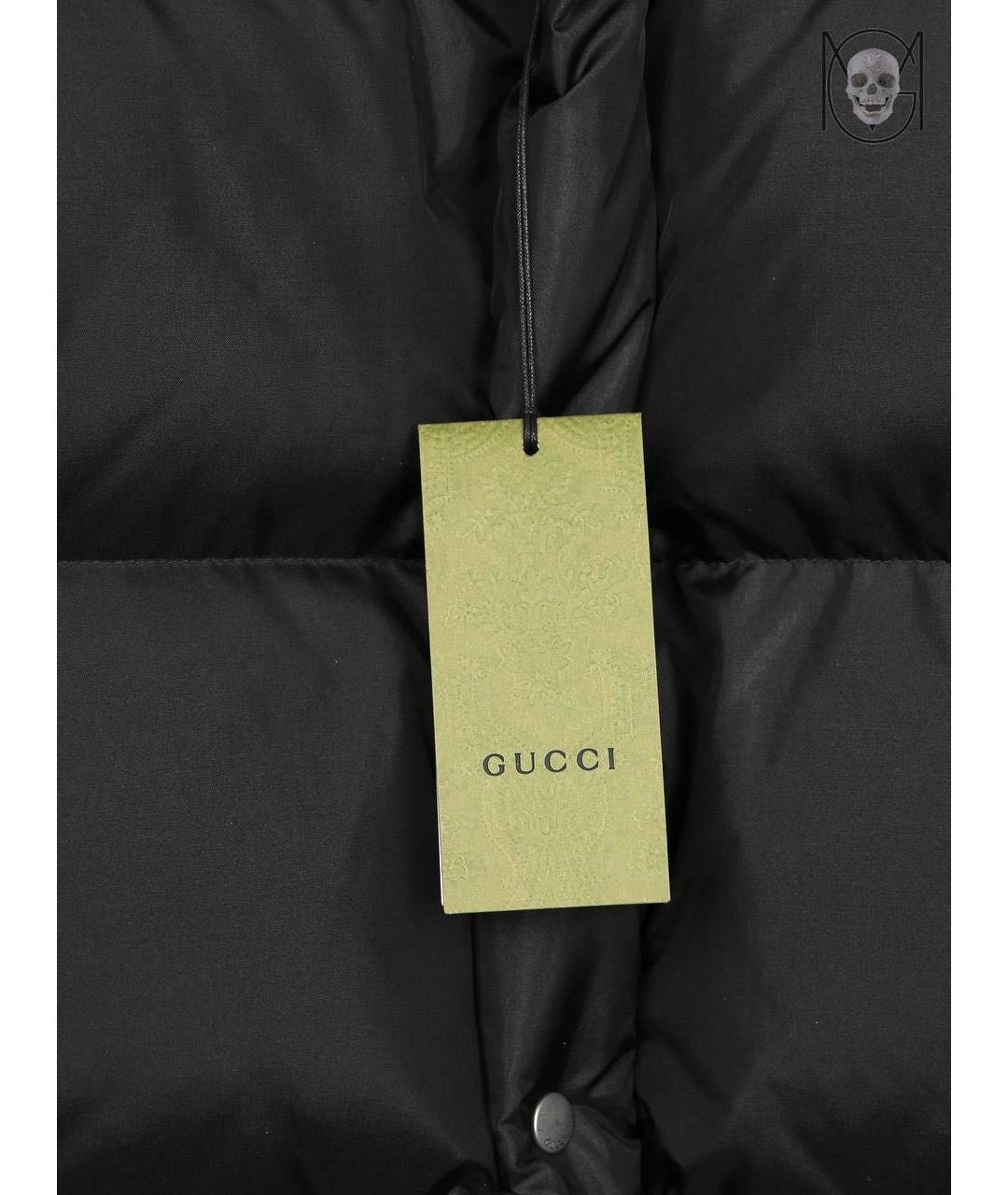 GUCCI Черный пуховик, фото 3