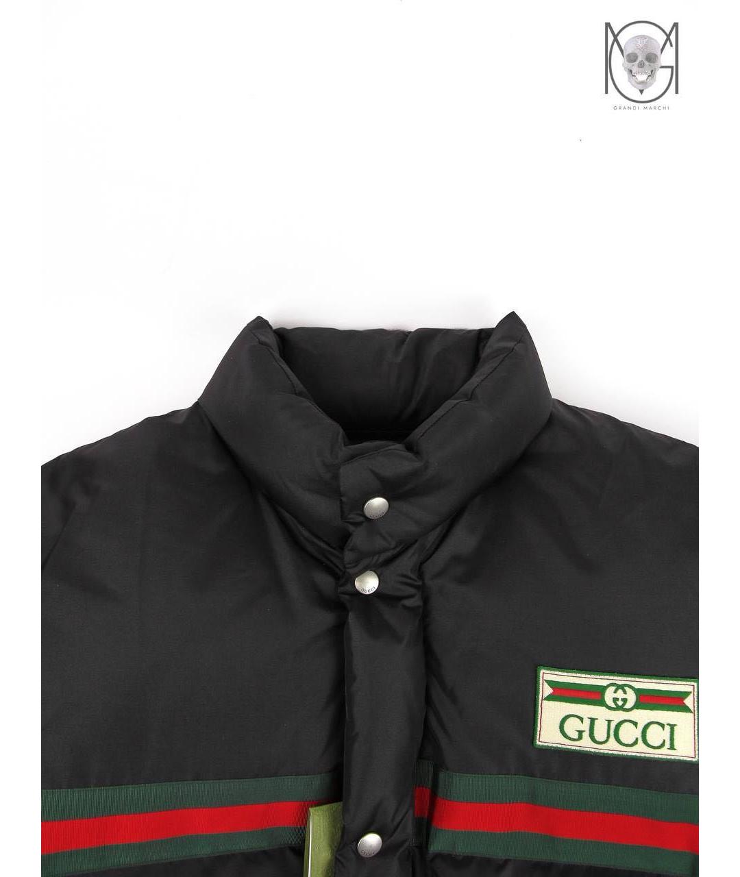 GUCCI Черный пуховик, фото 8