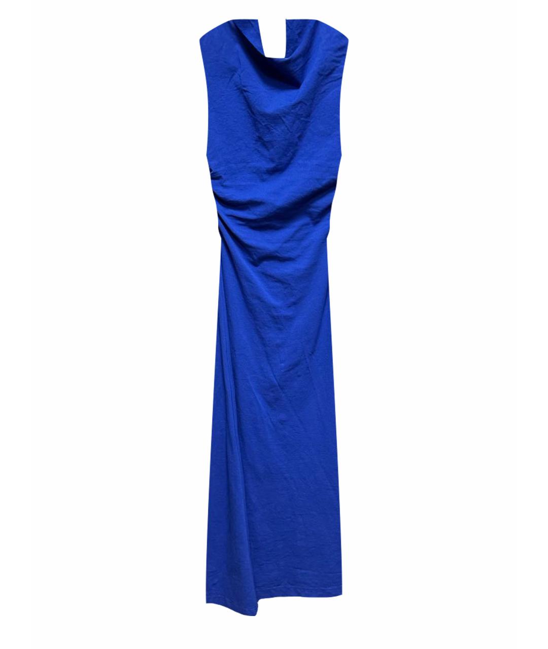 COS Синее хлопковое повседневное платье, фото 1