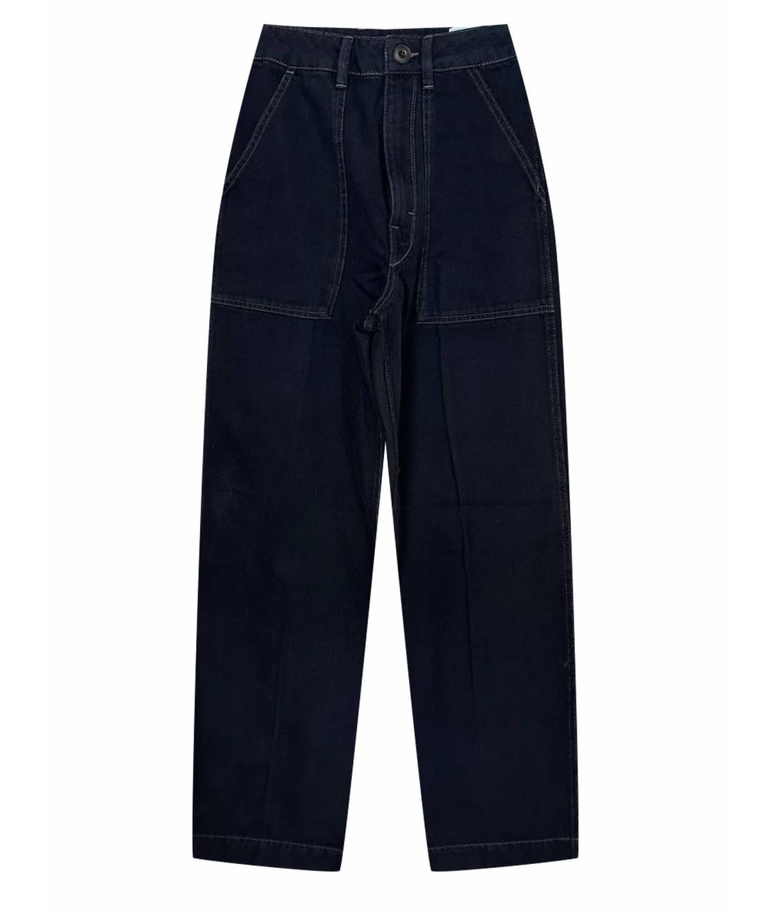 LEMAIRE Черные хлопковые прямые джинсы, фото 1