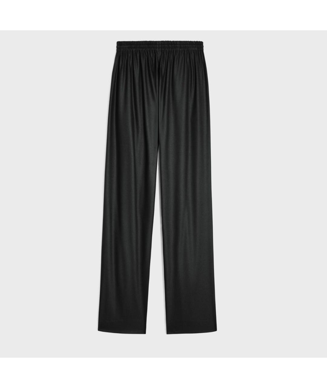 CELINE PRE-OWNED Черные кашемировые спортивные брюки и шорты, фото 2