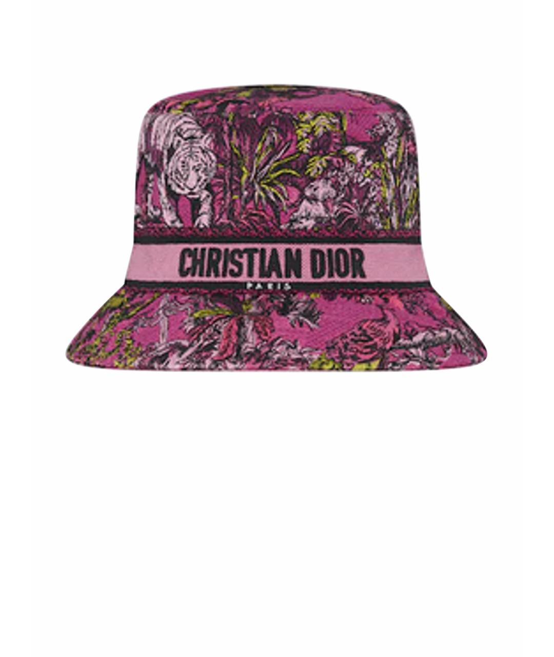 CHRISTIAN DIOR PRE-OWNED Розовая хлопковая шляпа, фото 1