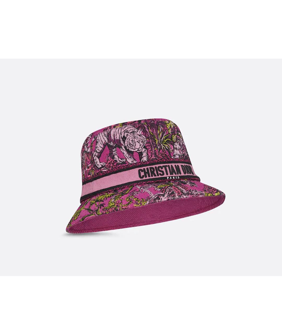 CHRISTIAN DIOR Розовая хлопковая шляпа, фото 2