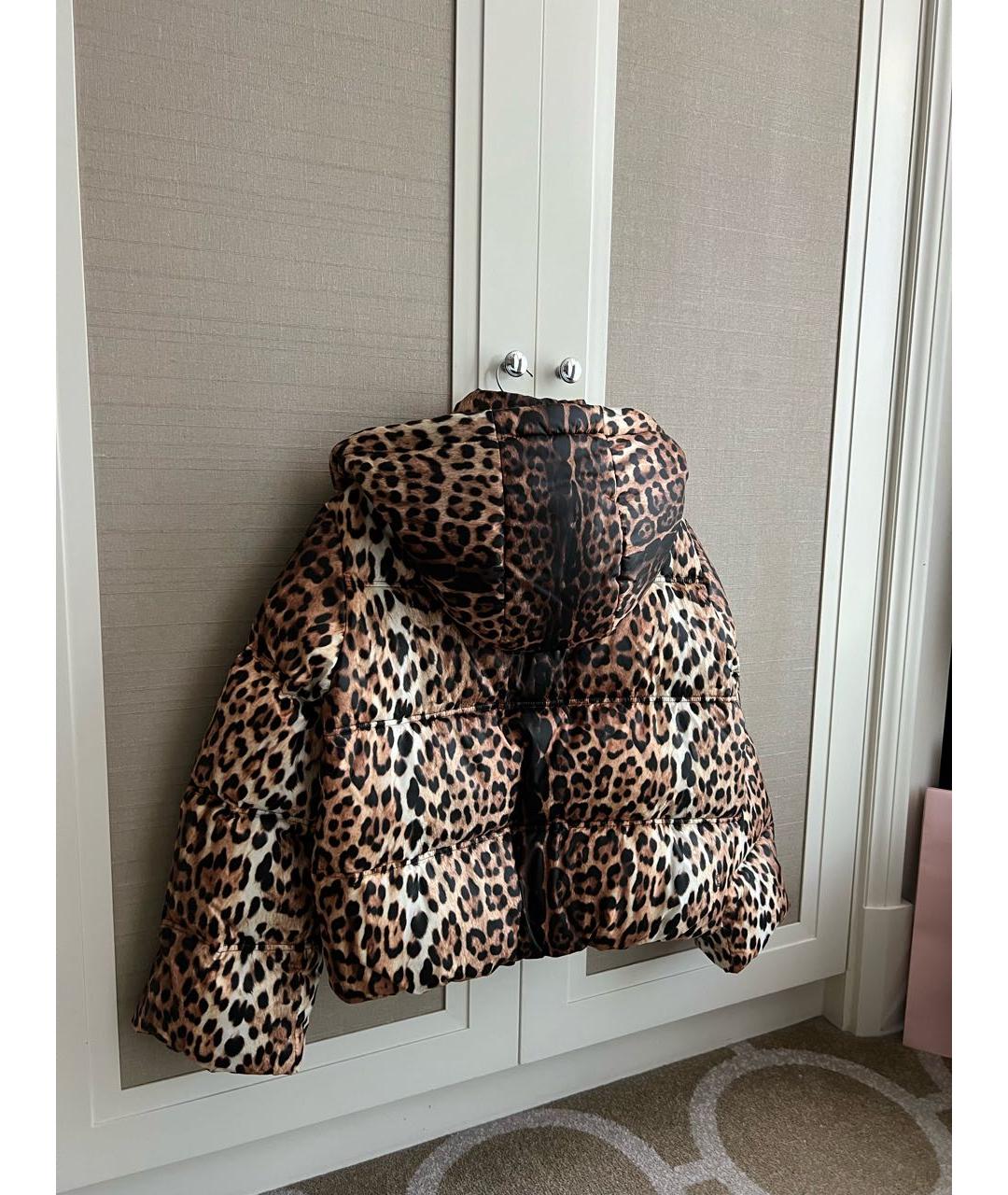 ROBERTO CAVALLI Мульти полиэстеровый пуховик, фото 6