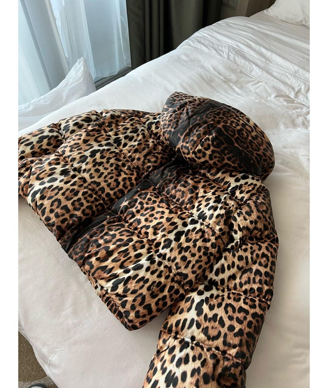 ROBERTO CAVALLI Мульти полиэстеровый пуховик, фото 4