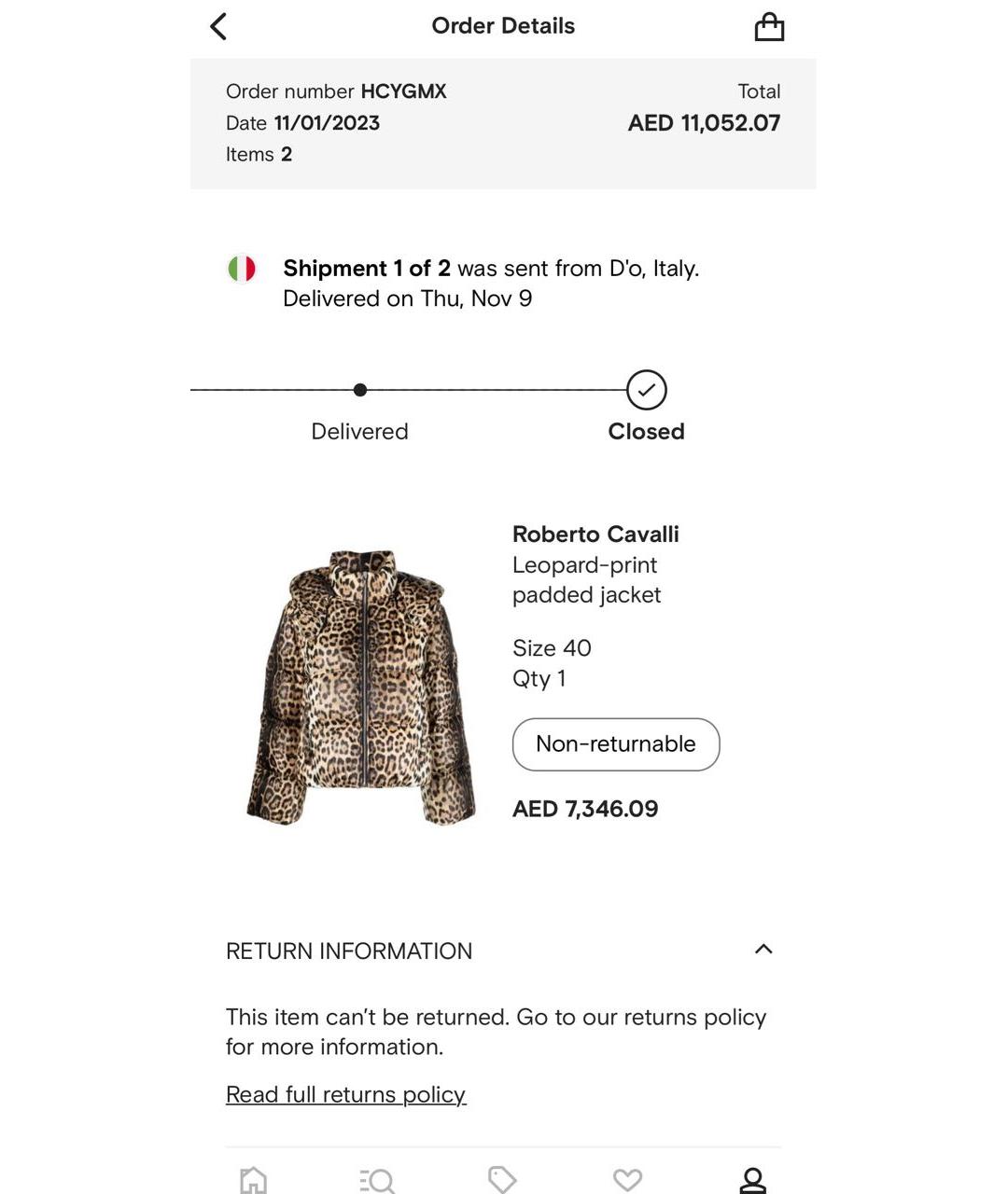 ROBERTO CAVALLI Мульти полиэстеровый пуховик, фото 3