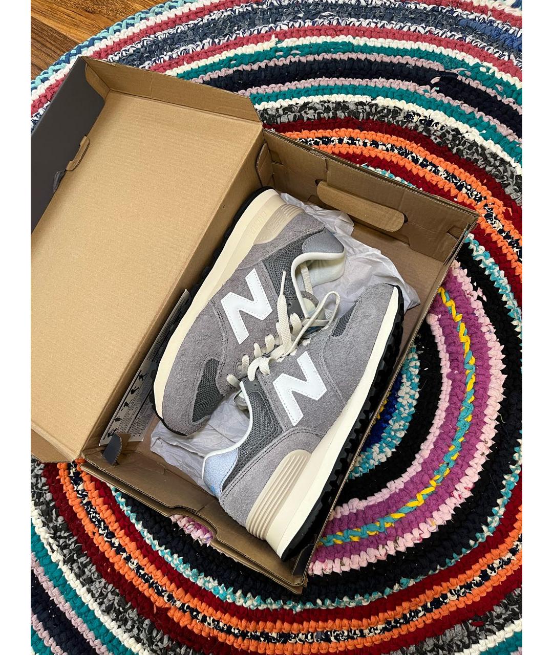 NEW BALANCE Серые кроссовки, фото 6