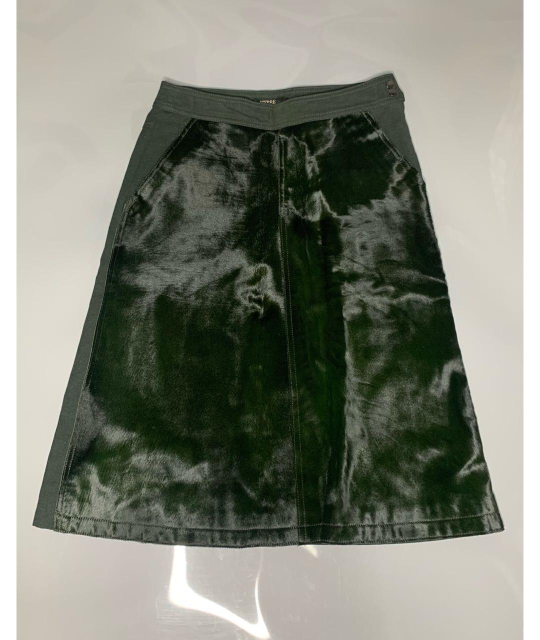 GIANFRANCO FERRE Зеленая юбка миди, фото 2
