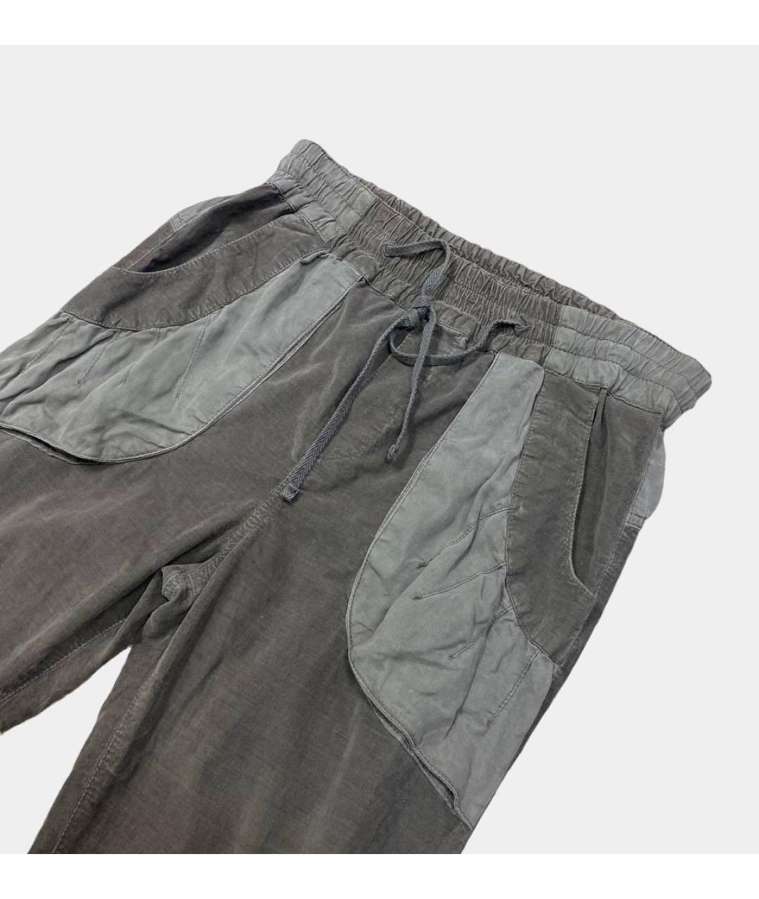 LIU JO Бежевые хлопко-эластановые спортивные брюки и шорты, фото 4