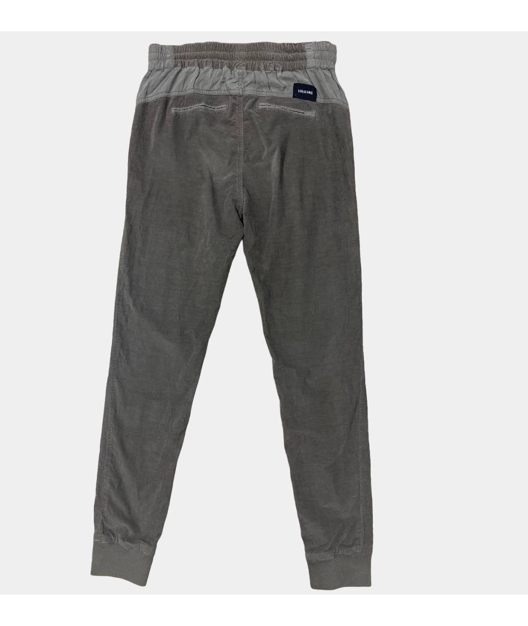 LIU JO Бежевые хлопко-эластановые спортивные брюки и шорты, фото 2