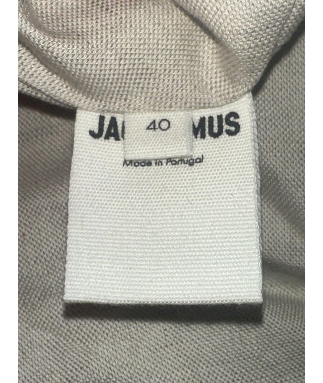 JACQUEMUS Бежевое льняное повседневное платье, фото 5