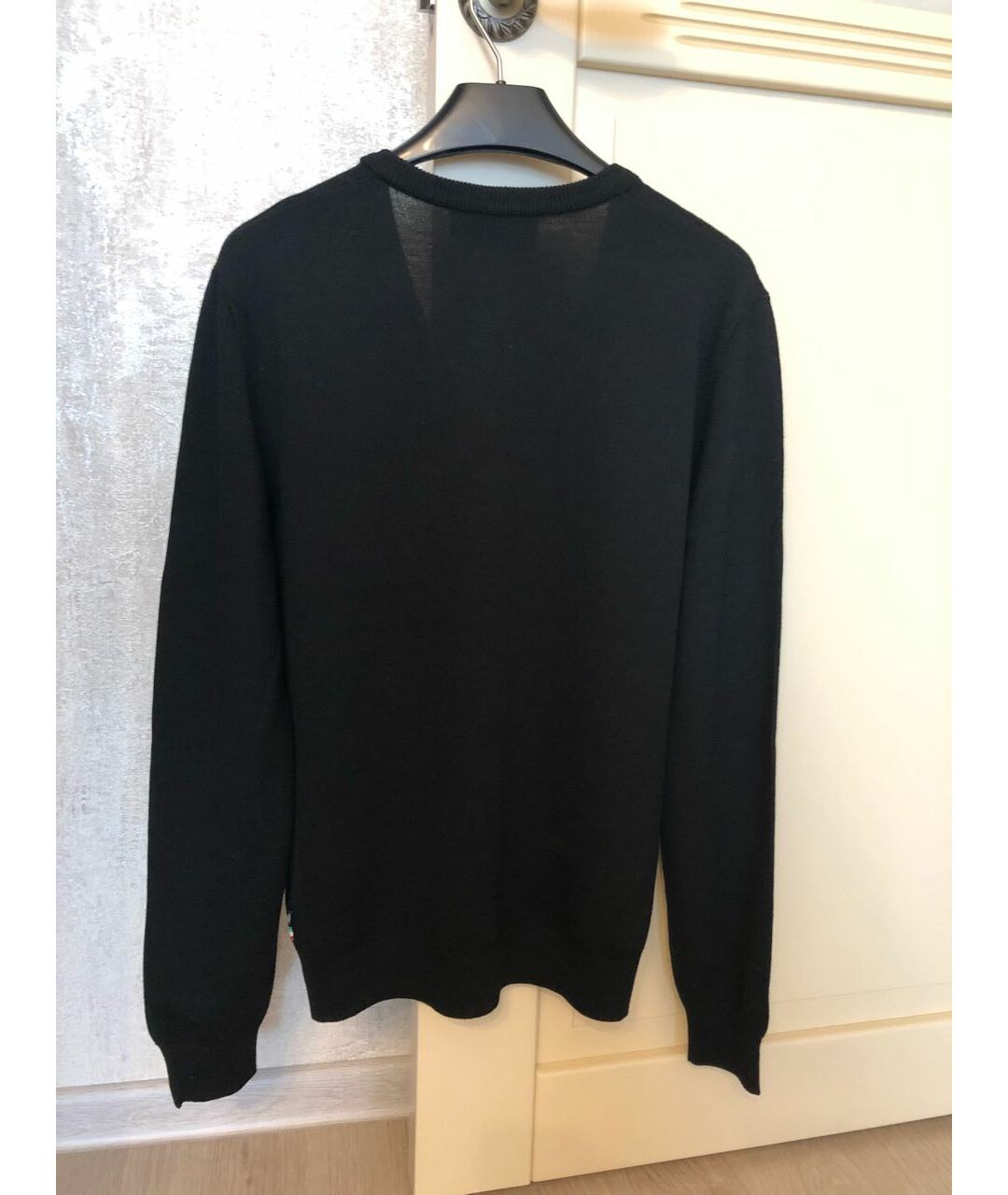 PHILIPP PLEIN Черный шерстяной джемпер / свитер, фото 2