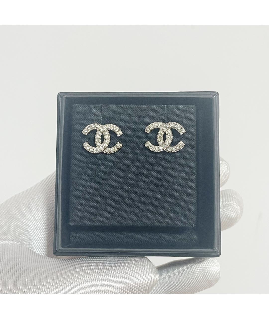 CHANEL Серебряные серьги, фото 5