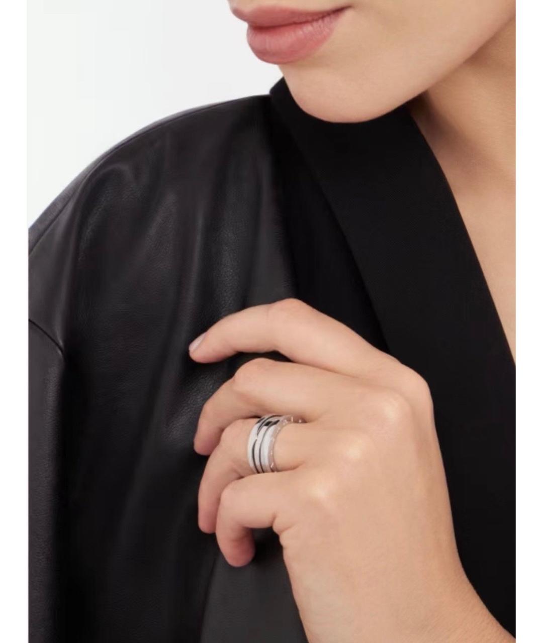 BVLGARI Серебряное кольцо из белого золота, фото 5