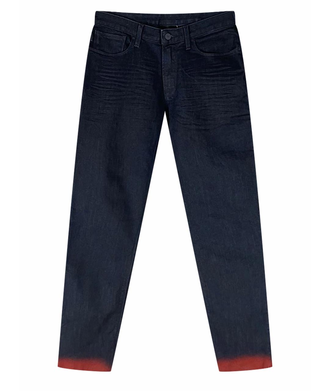 EMPORIO ARMANI Мульти хлопко-эластановые джинсы, фото 1
