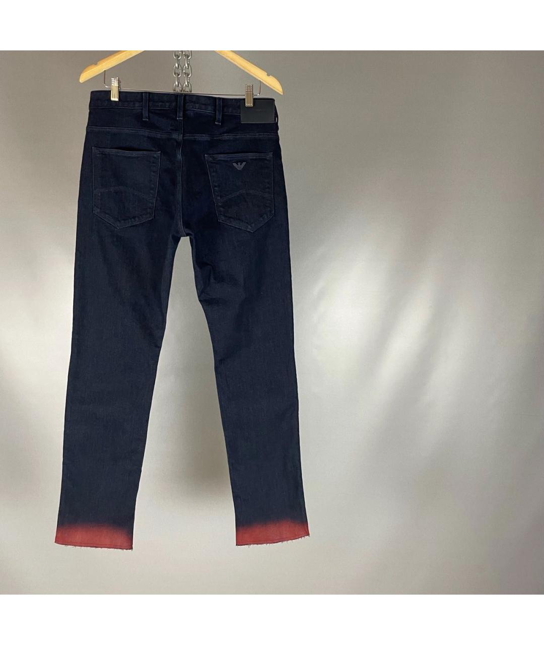 EMPORIO ARMANI Мульти хлопко-эластановые джинсы, фото 2