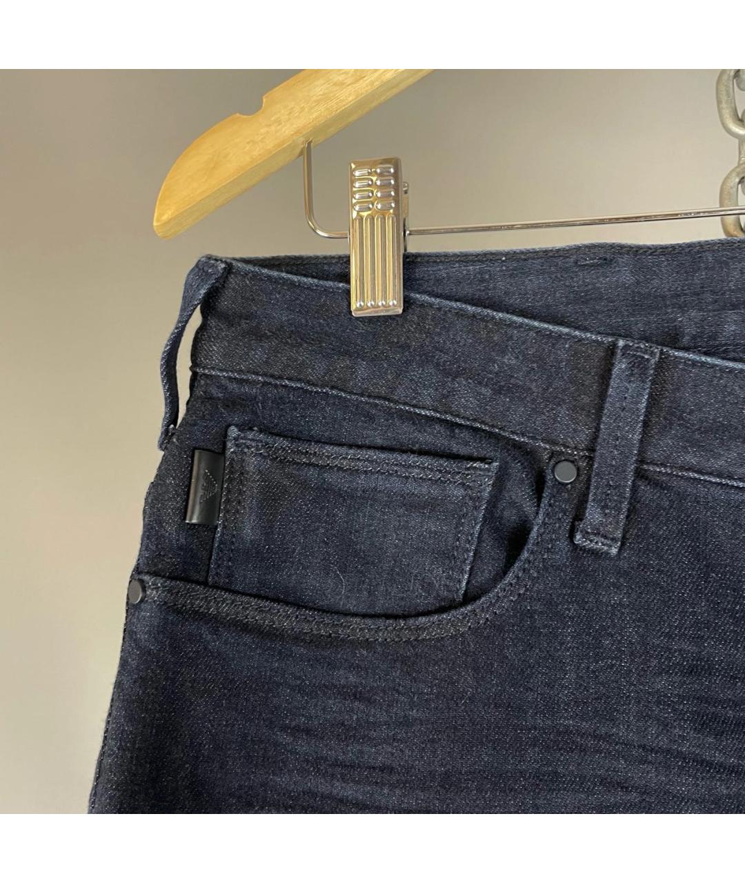 EMPORIO ARMANI Мульти хлопко-эластановые джинсы, фото 5