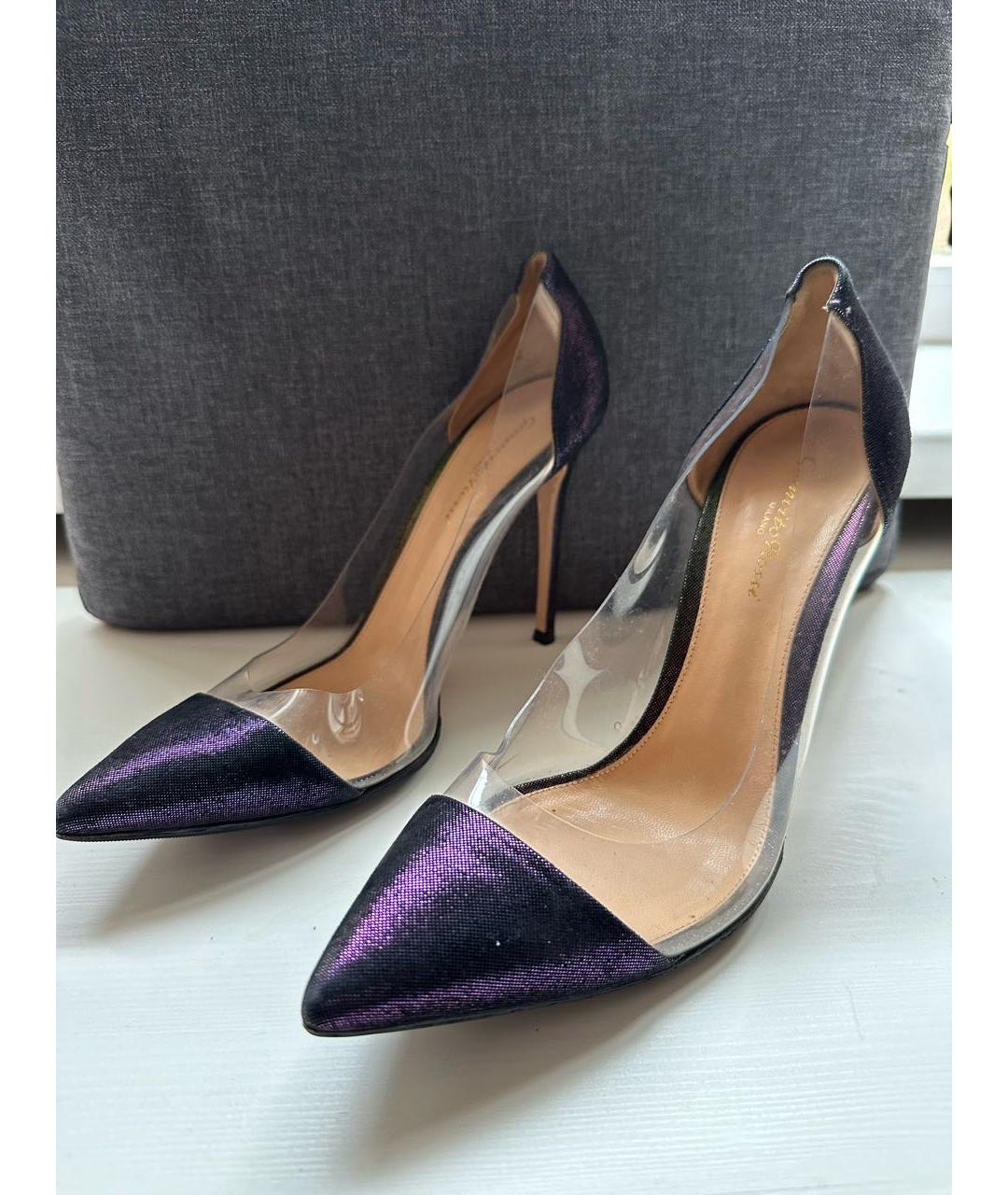 GIANVITO ROSSI Фиолетовые туфли, фото 5