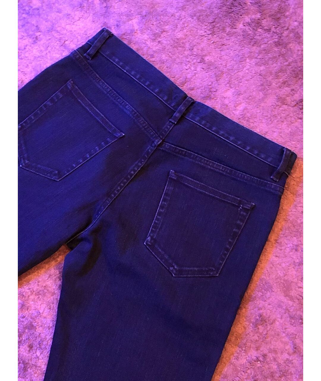 PRADA Темно-синие хлопко-кашемировые джинсы, фото 2